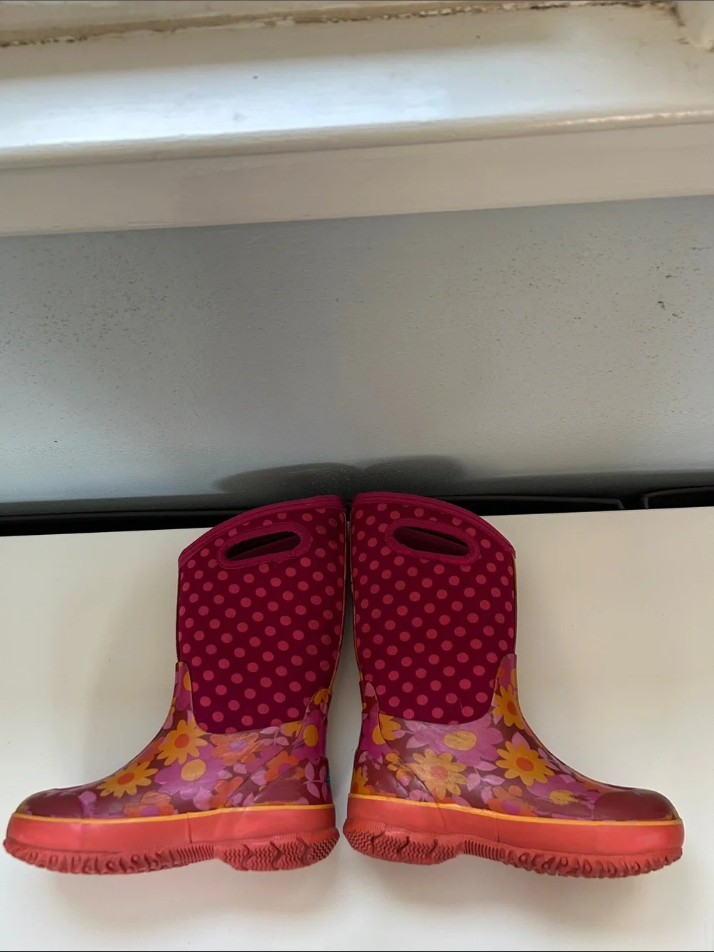 BOGS Flower Dots Youth Rain/Snow Boot